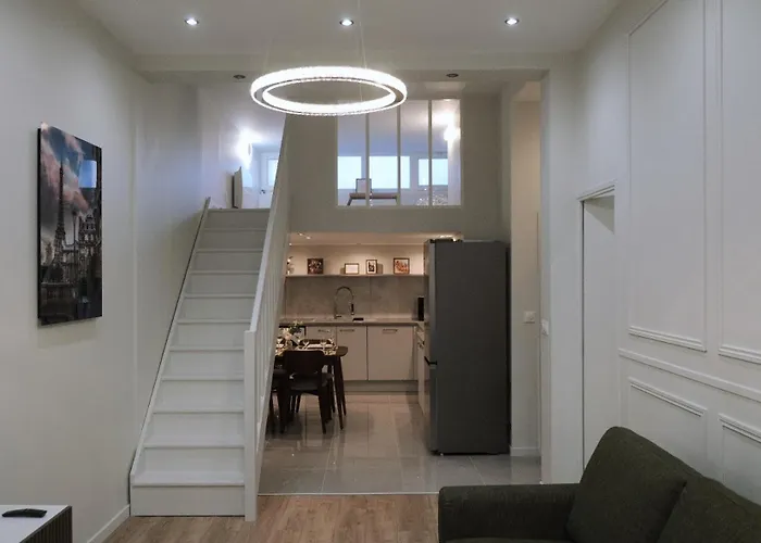 Mezzanine Contemporain Hypercentre - Chez Jannie Lägenhet *